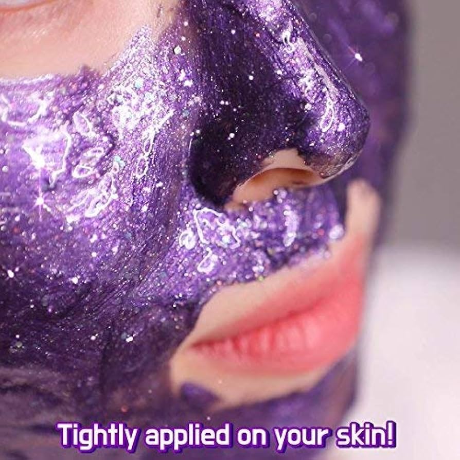 galaxy diamond purple peel off mask