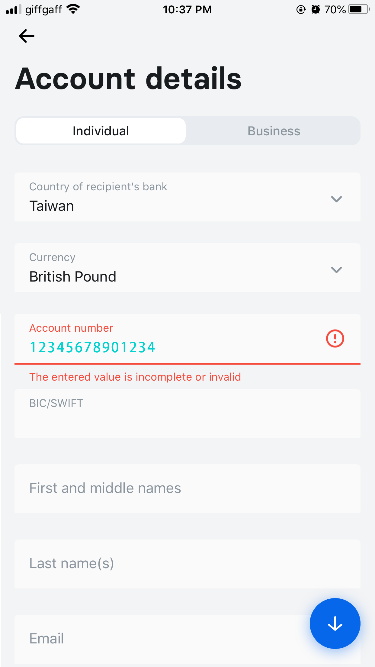 building society roll number revolut