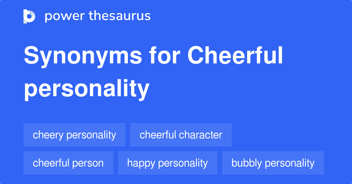 synonym for cheerful