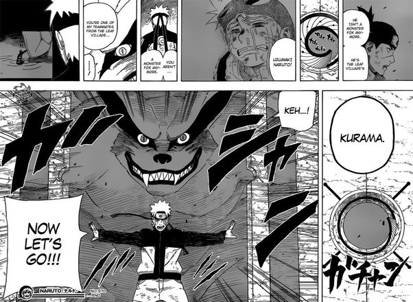 when does naruto become friends with kurama