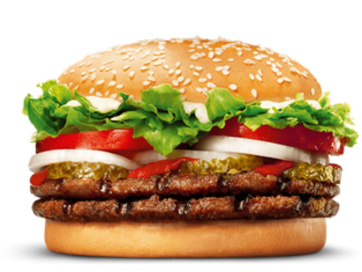 whopper double calories