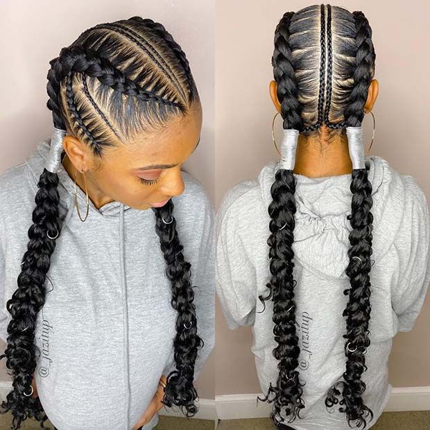 pinterest feed in braids