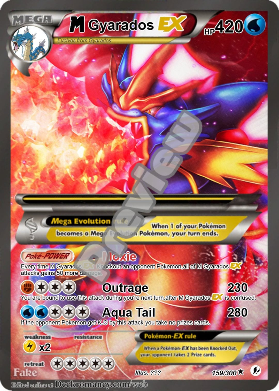 pokemon card gyarados ex