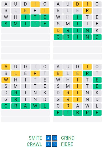 quordle weekly challenge answers