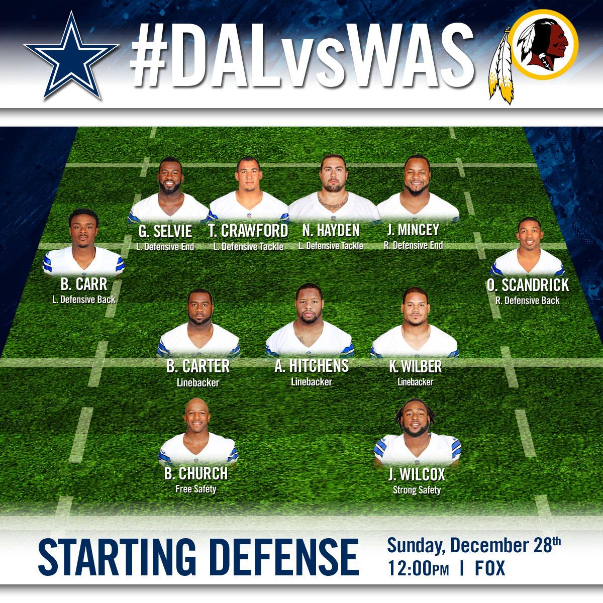 cowboys lineup