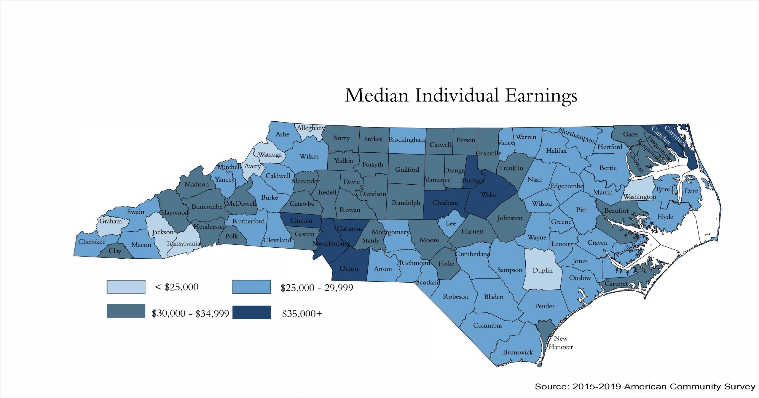 average income in nc