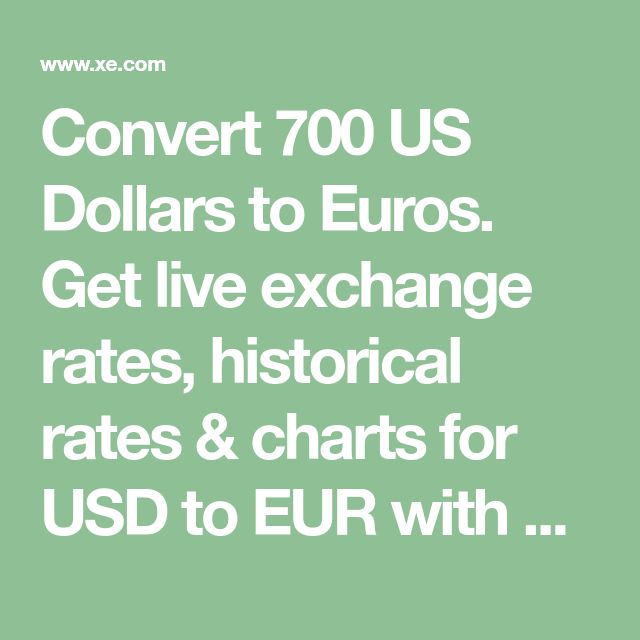 convert 700 euro to usd