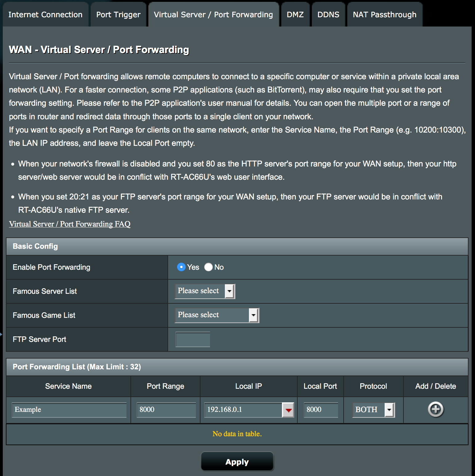 rt n66u ip address