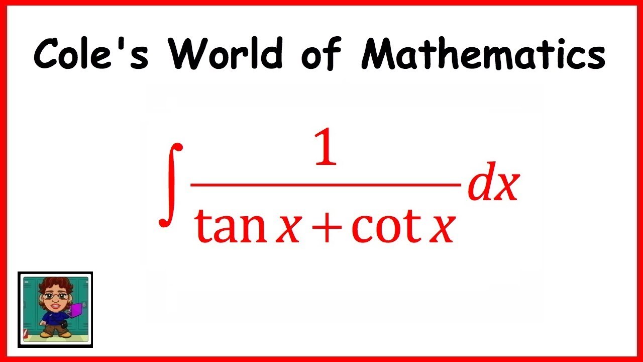 integration of tanx cotx