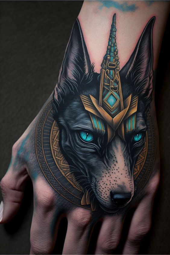 tatuajes de anubis