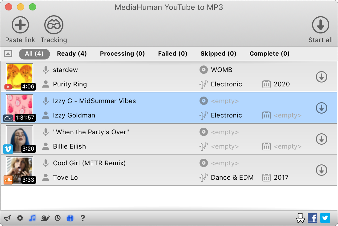 youtube mp3 player converter