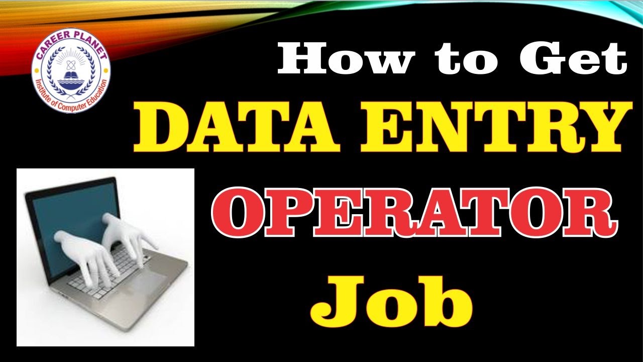 data entry operator work