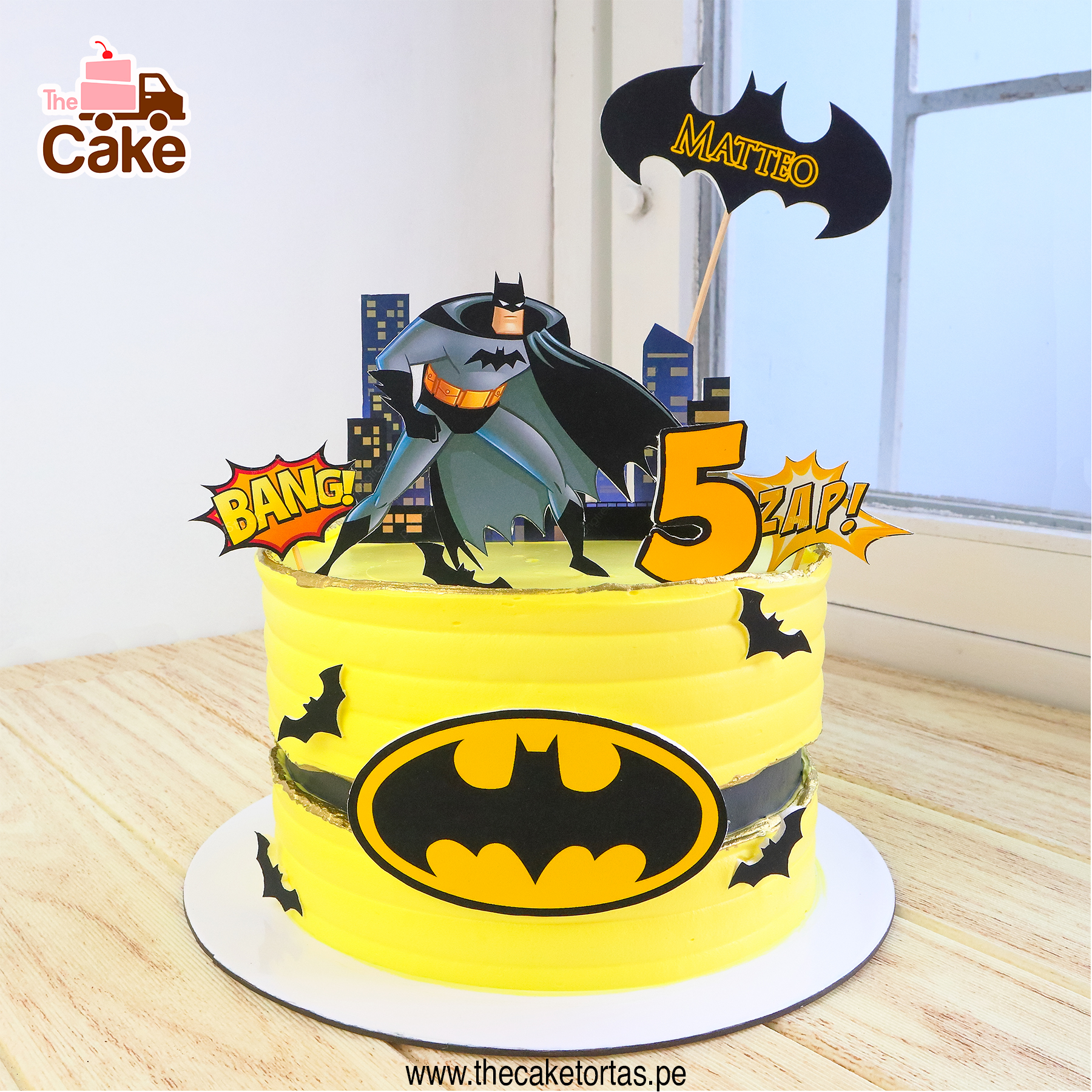 pastel de batman en crema