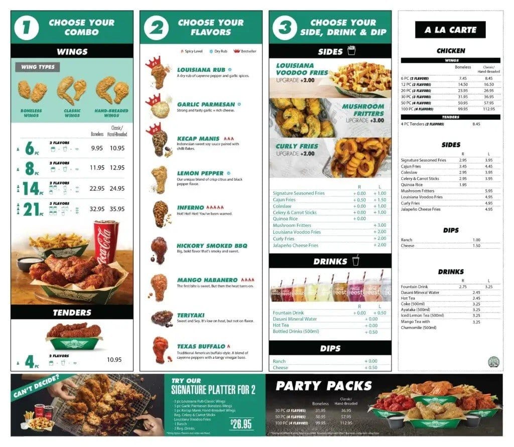 wingstop menu