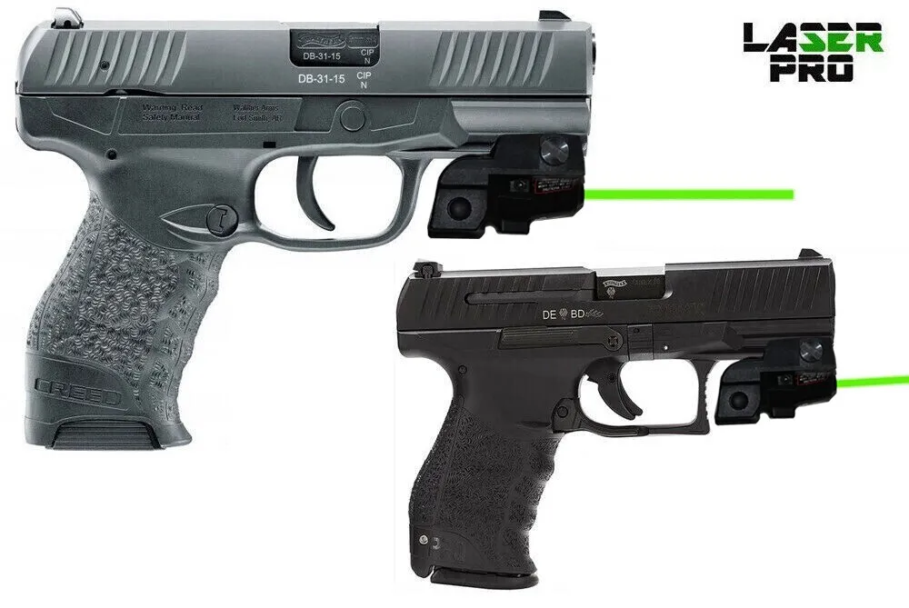 walther p22 laser green