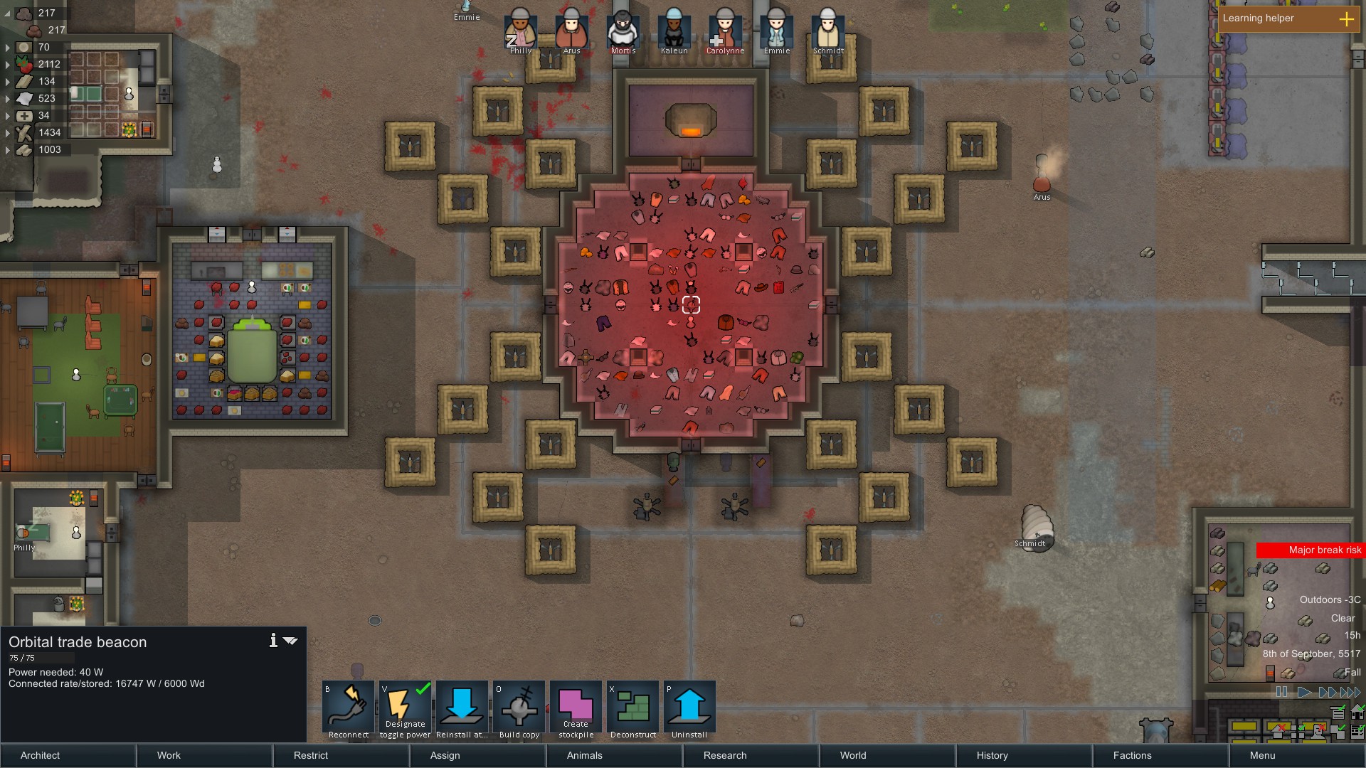 orbital trade beacon rimworld