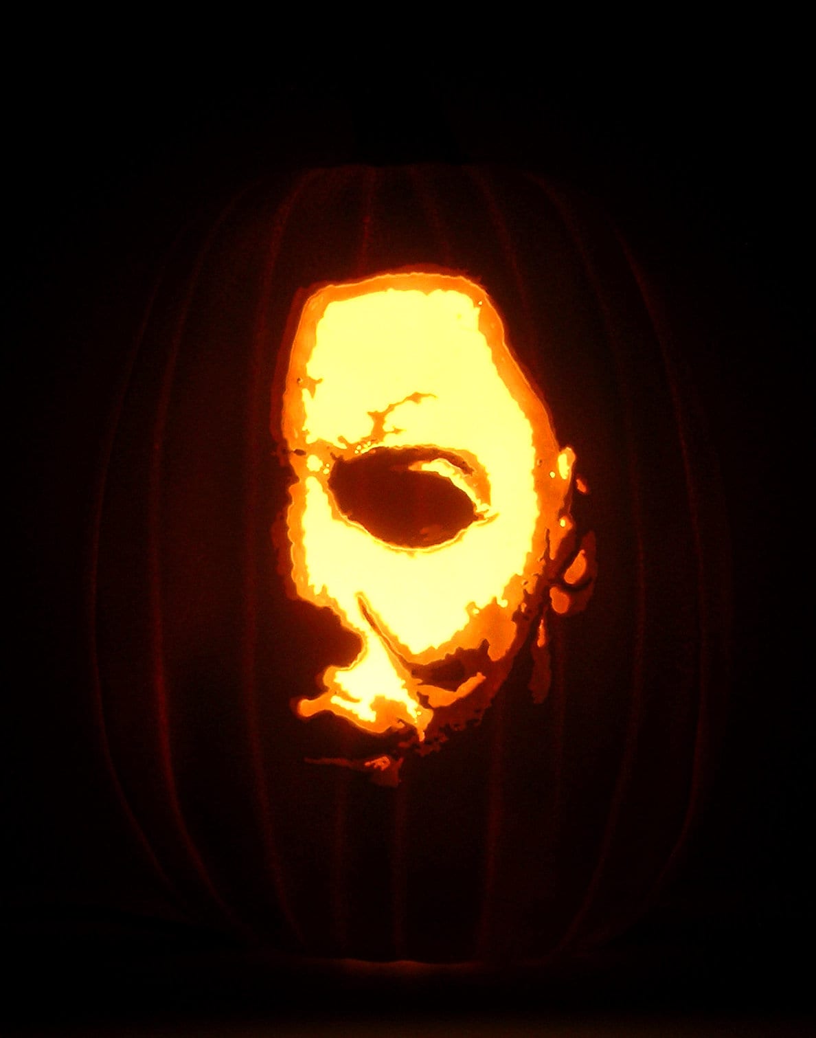 halloween michael myers pumpkin