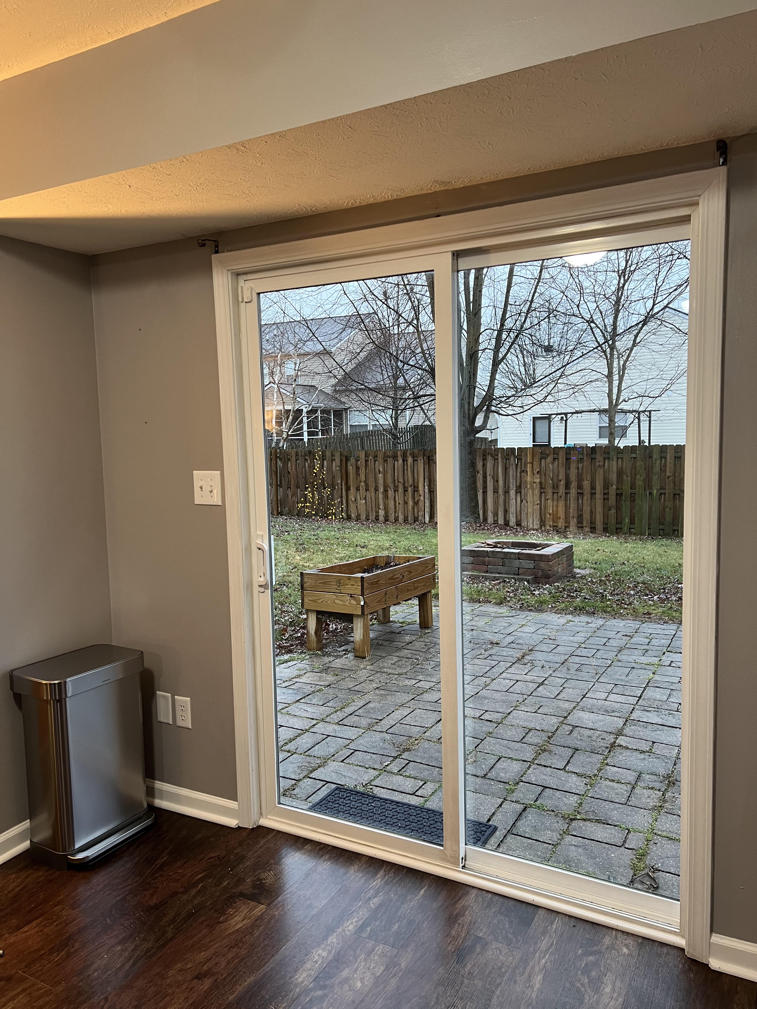 window dressing for sliding doors