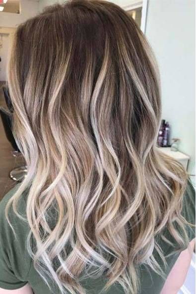 balayage brown and blonde hair