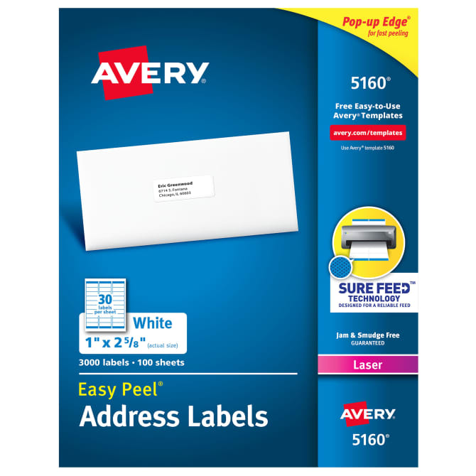 avery labels