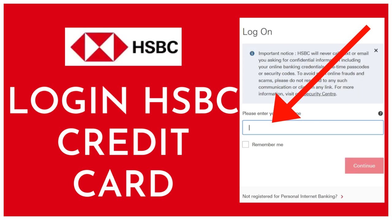 login to hsbc credit card