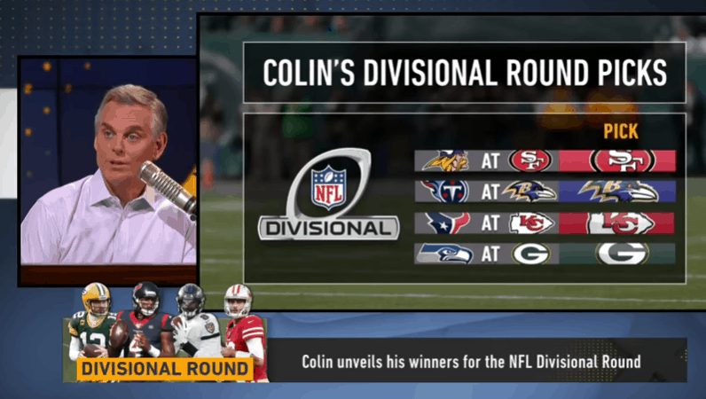 colin cowherd playoff picks