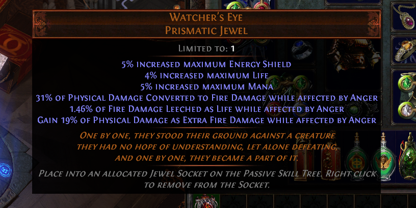 poe watchers eye