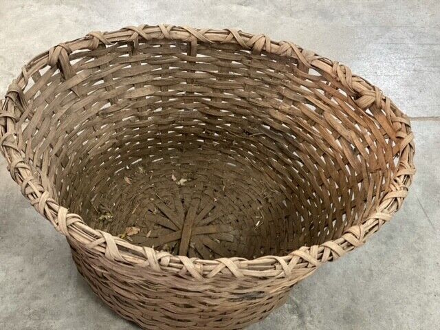 vintage cotton picking basket