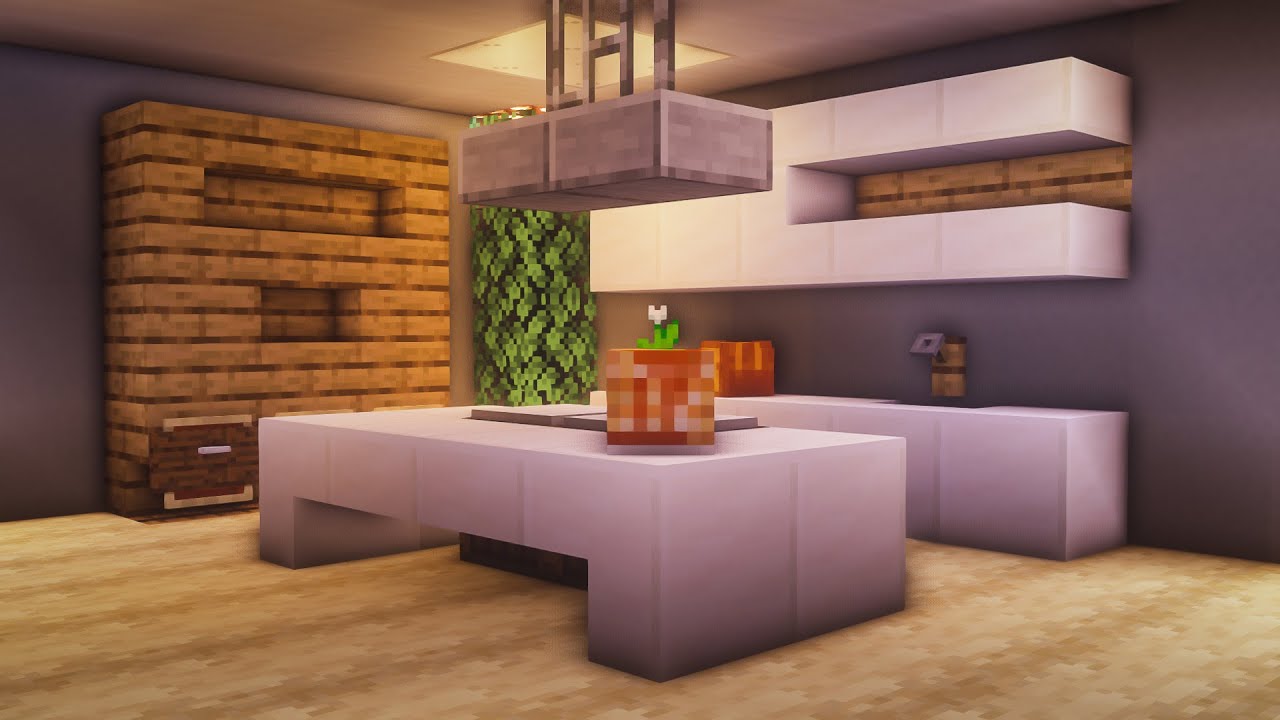 minecraft kitchen modern