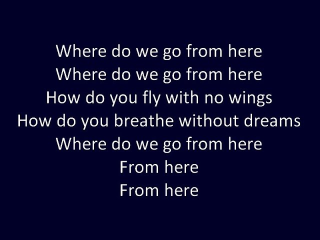 where do we go from here lyrics