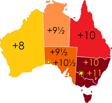 what is australia time right now