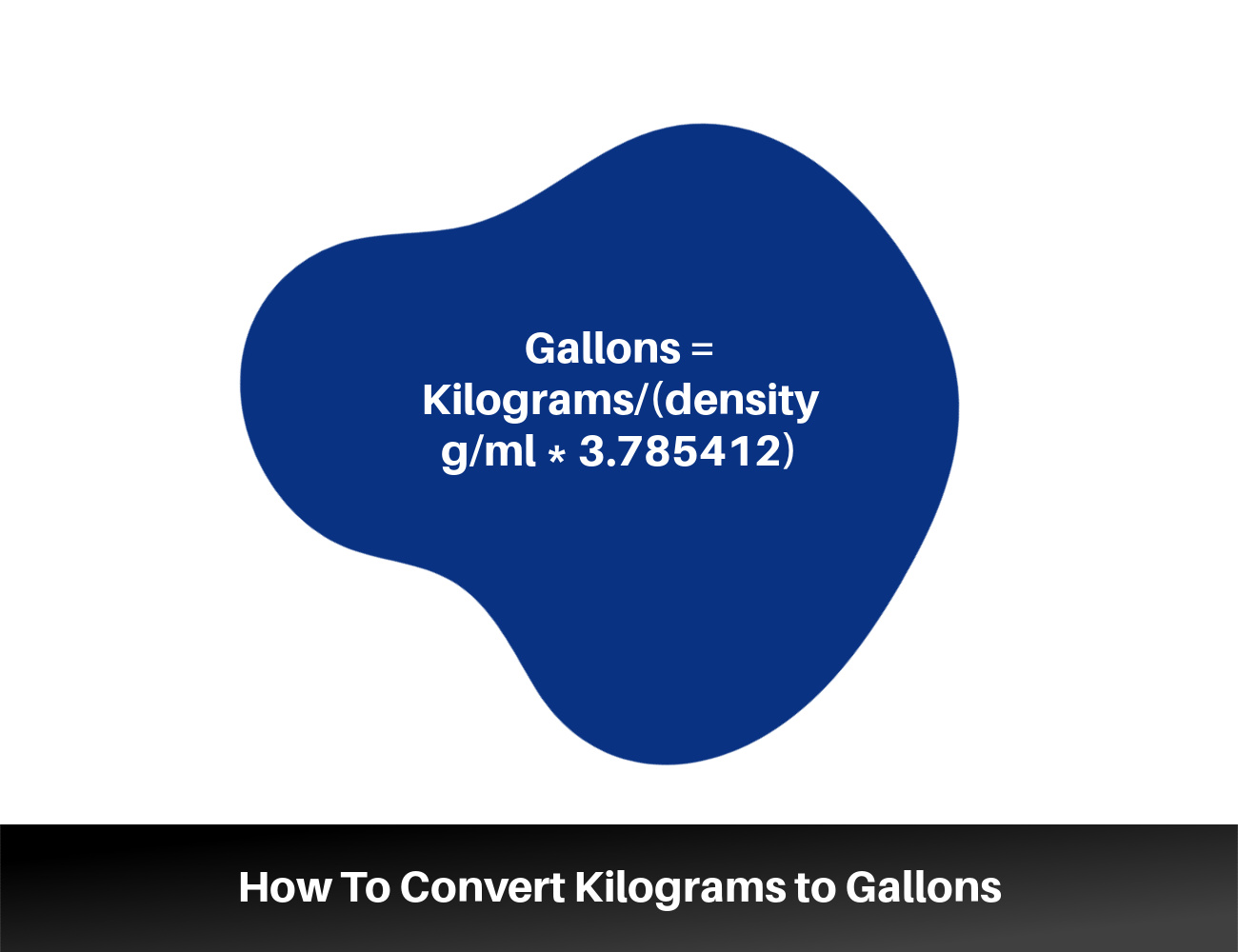 kilograms to gallons