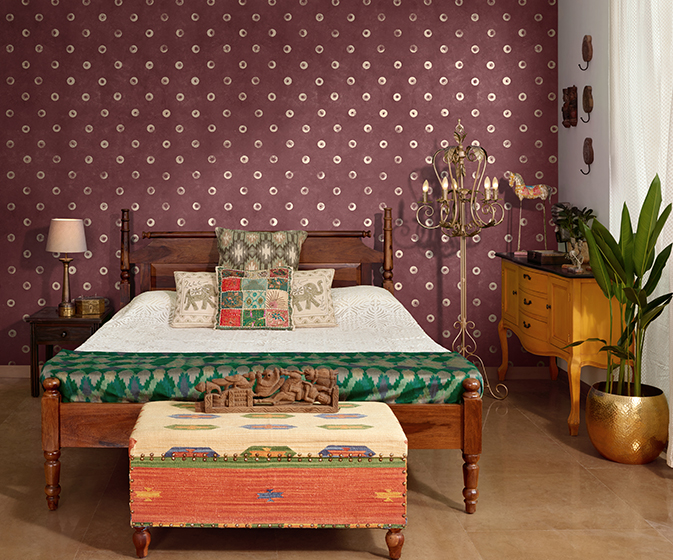 asian paints texture design for bedroom