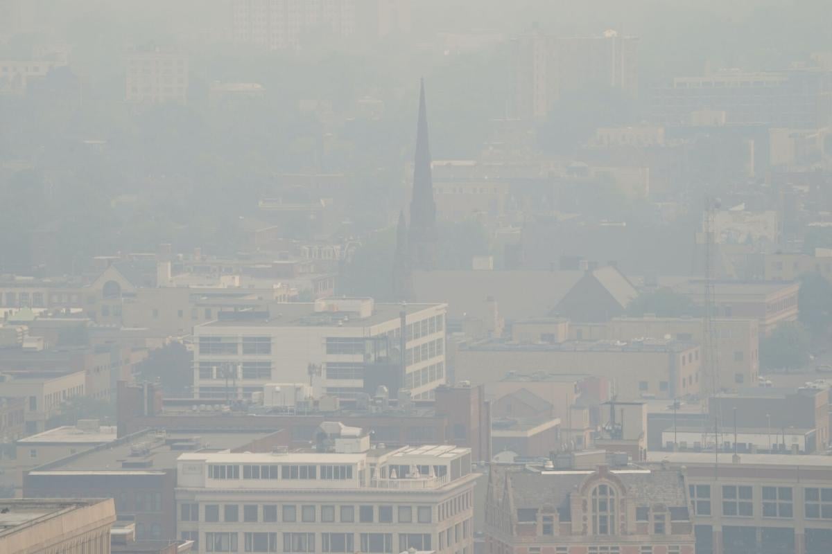 buffalo ny wildfire smoke