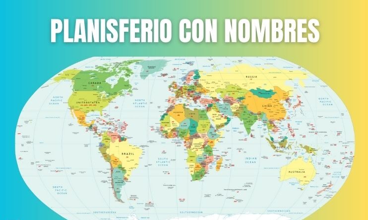 mapa planisferio con nombres