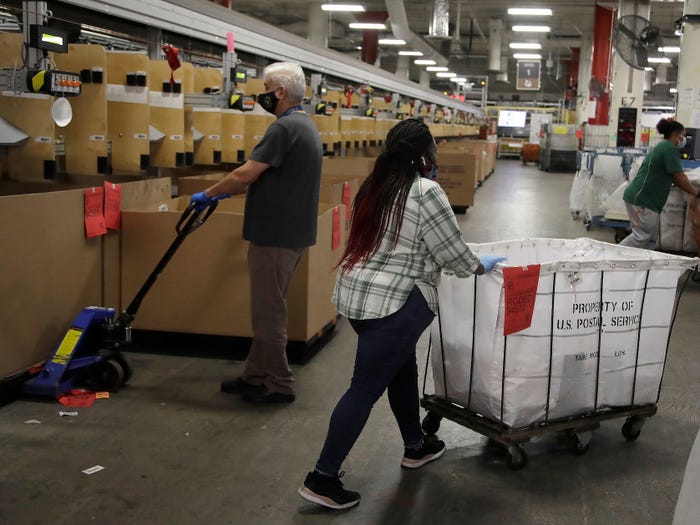 usps mail sorter pay