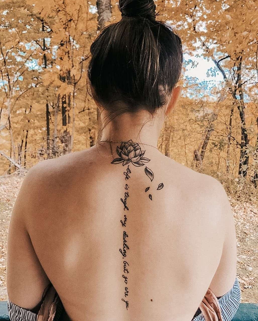 tattoo down spine