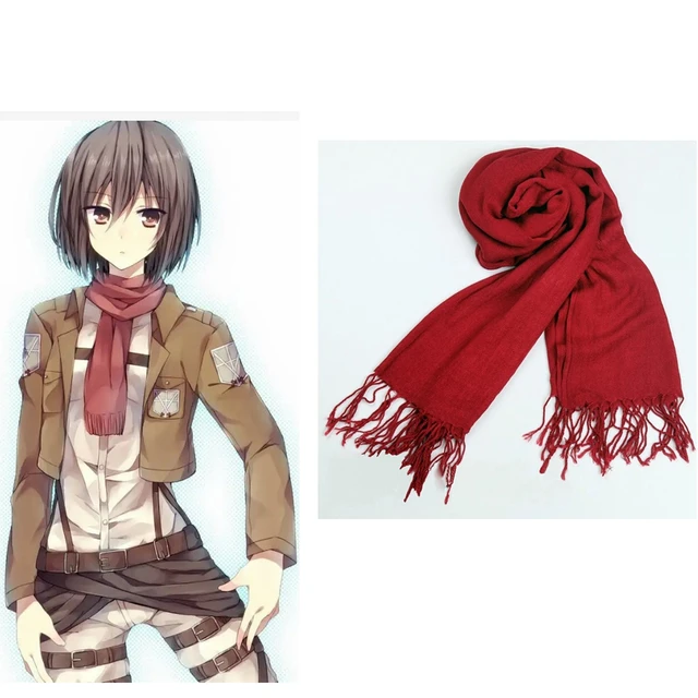 mikasa ackerman scarf