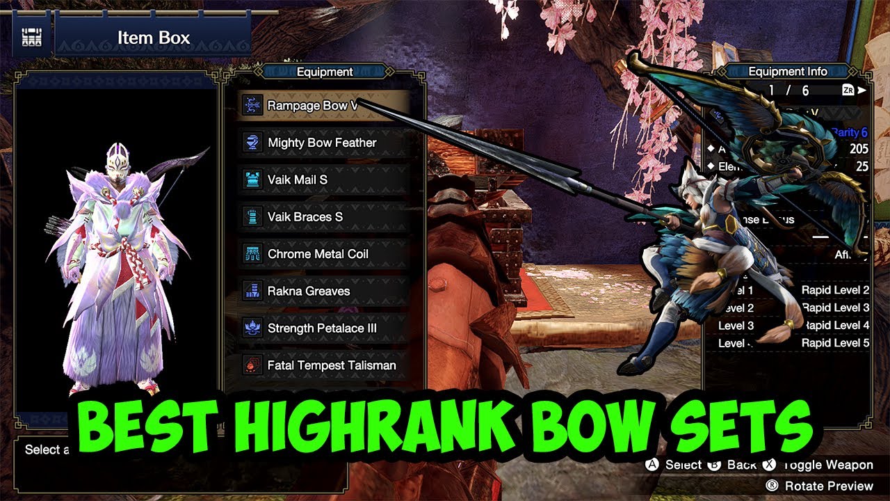 mh rise bow build