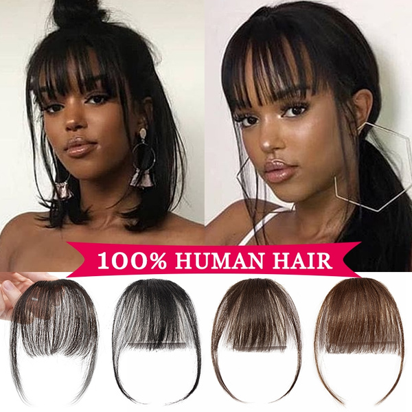 clip in fringe bangs human hair