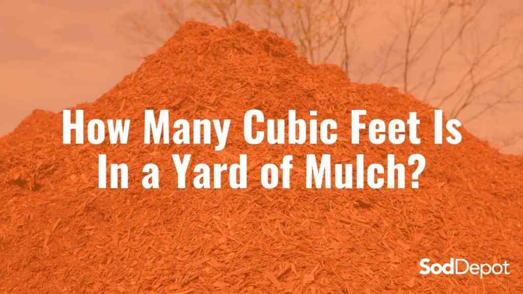 how much does a yard of mulch weigh