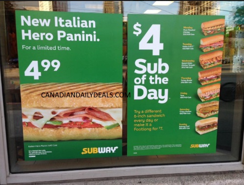 subway canada deals