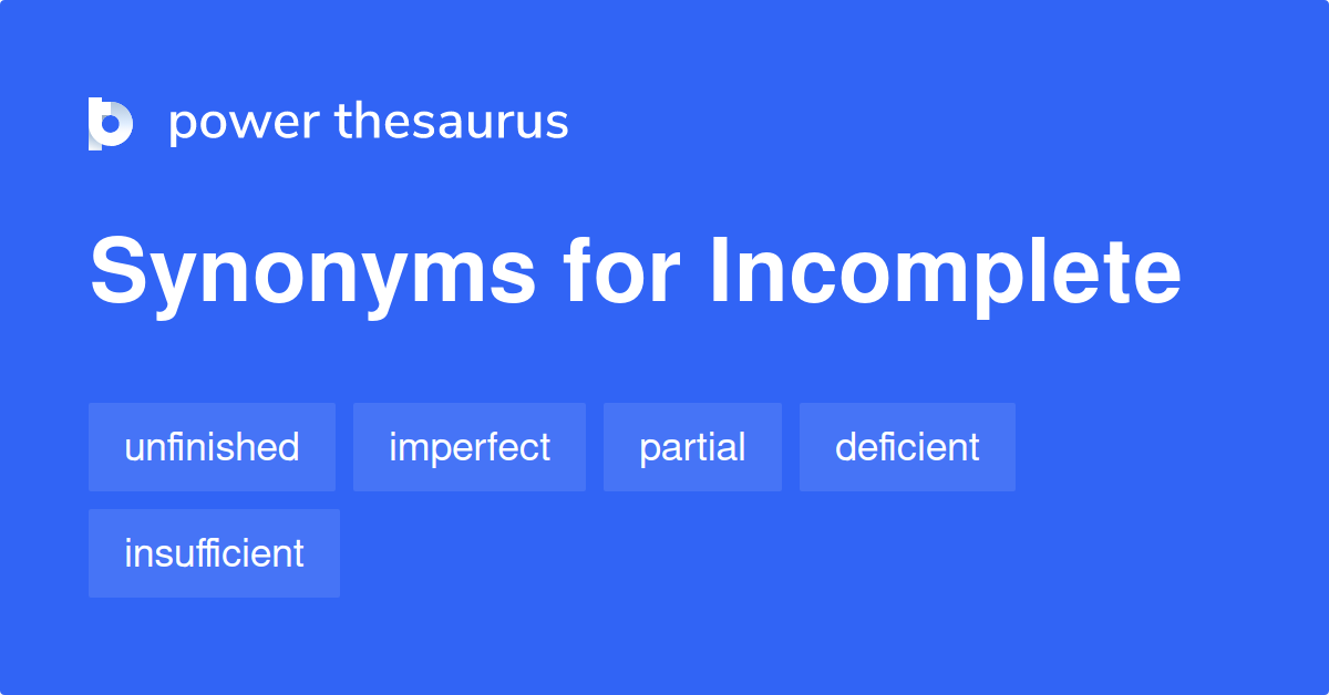 incomplete synonym