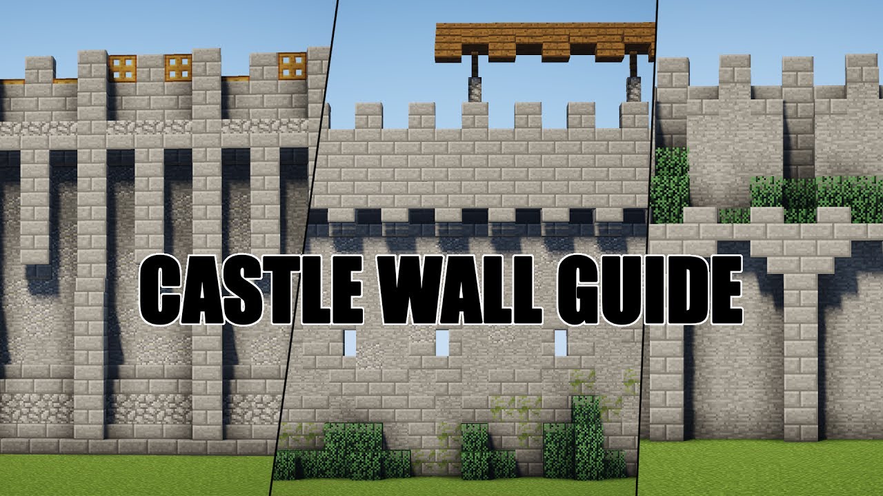 minecraft castle walls