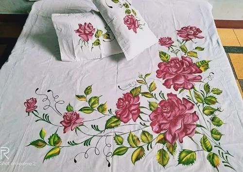 hand painted bed sheet designs