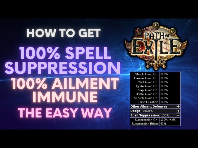 poe ailment immunity