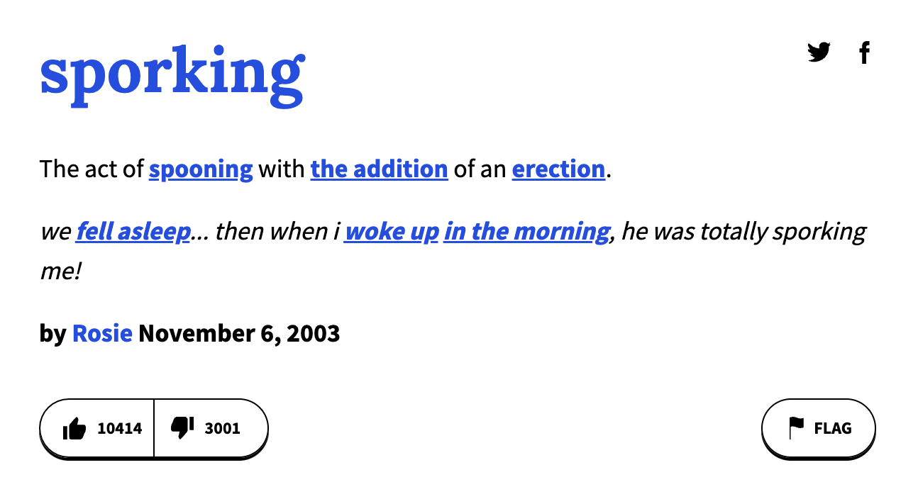 urban dictionary sexual