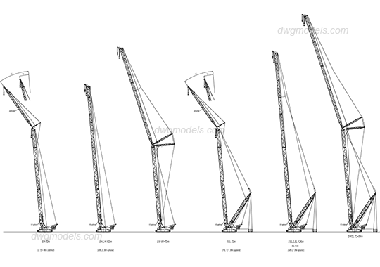 crawler crane dwg