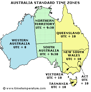 australia time zone