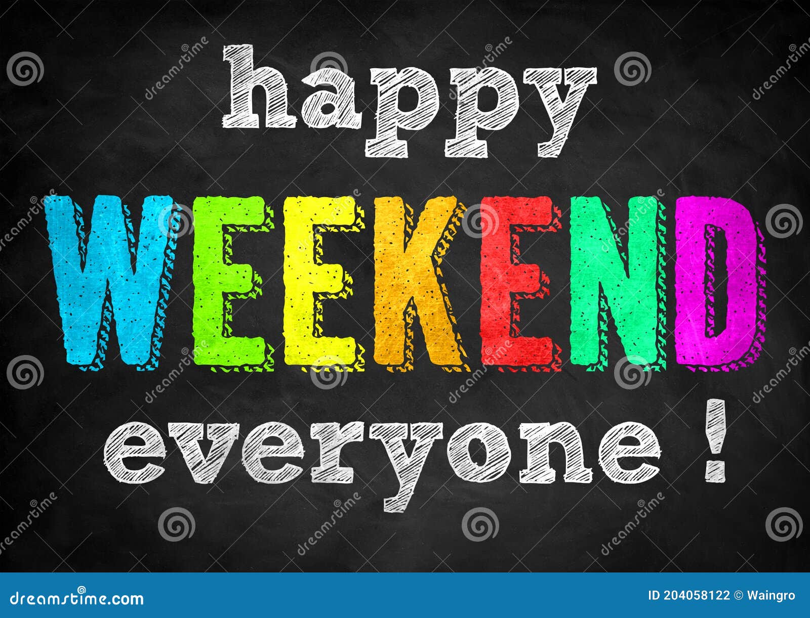 happy weekend everyone